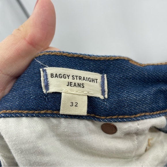 MADEWELL Baggy Straight Jeans STYLE NH643 blue Sz 32 - Picture 10 of 12